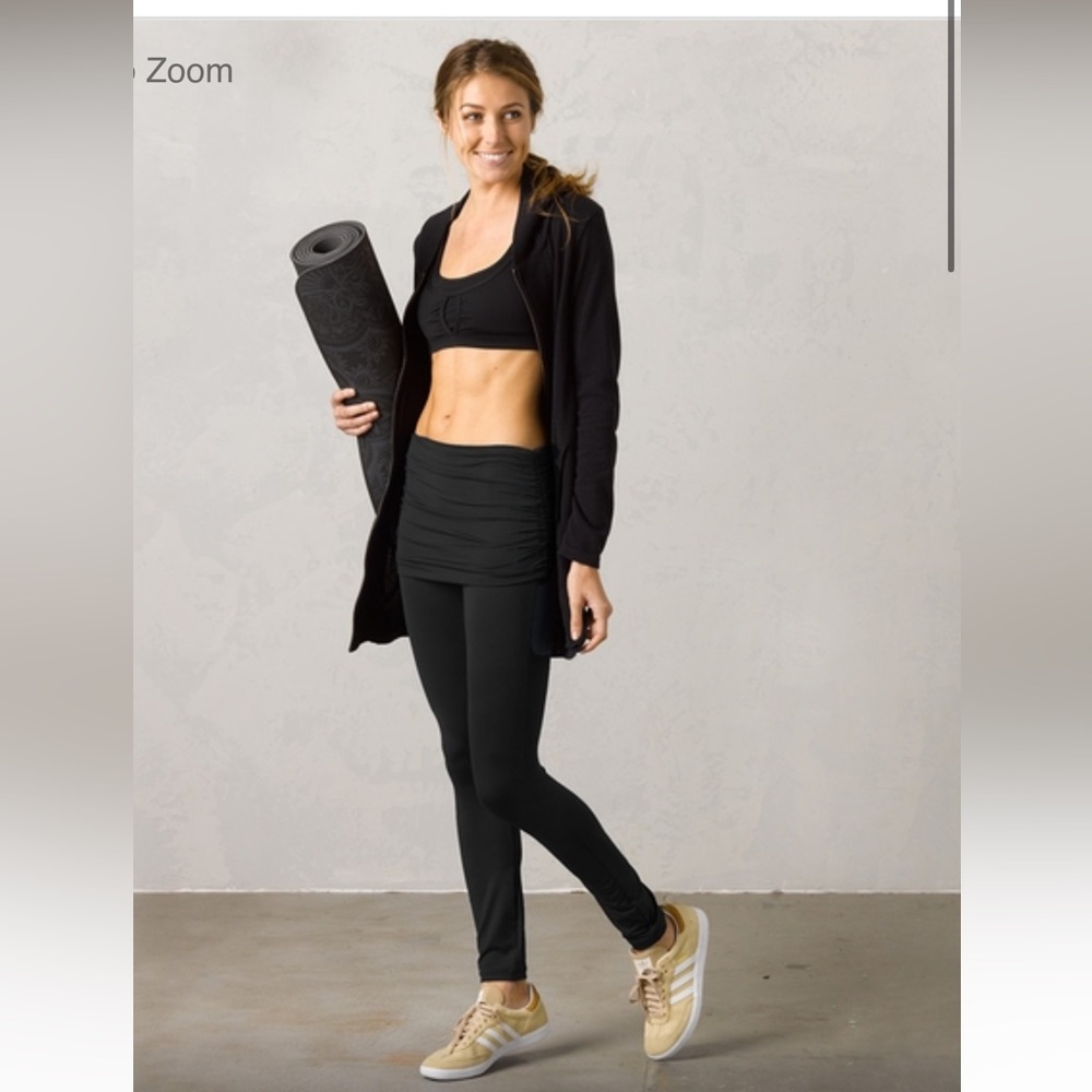 Prana Remy sustainable skirted legging XS black